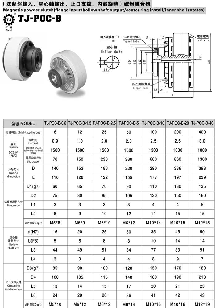 磁粉離合器 磁粉離合器